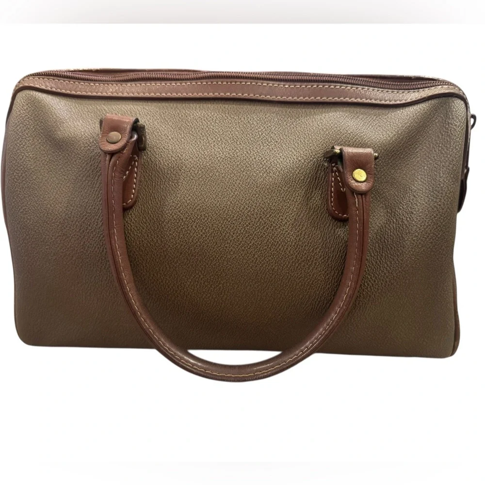 Esprit Tan and Brown Canvas Bag